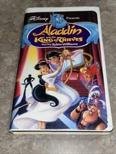 Walt Disney Aladdin and The King of Thieves VHS Robin Williams TESTED