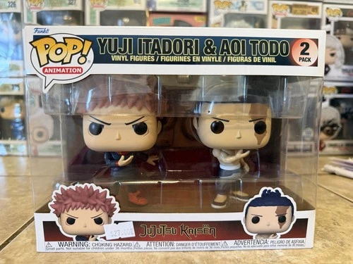 Funko Pop! Jujutsu Kaisen: Yuji Itadori & Aoi Todo 2pk