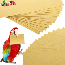 Okllen 50 Pieces Gravel Liner Paper for Bird Cage, 11 X 17 Inch Birdcage Liner P