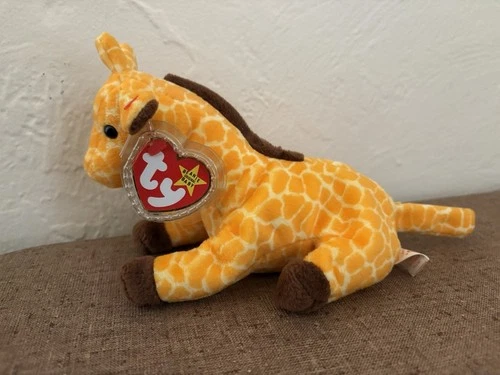 Vintage 1995 TY Beanie Babies Collection - Twigs the Giraffe - with Tags