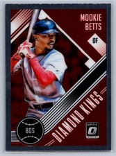 2018 Donruss Optic Baseball Diamond Kings - #27 - Mookie Betts - Boston Red Sox