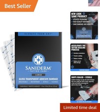 Tattoo Aftercare Bandage 3 Sheets Large Pack, 8 in x 10 in   Convenient, Fast...