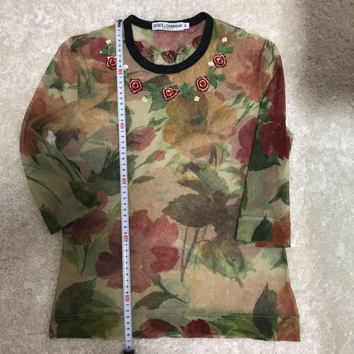 Dolce & Gabbana Botanical Bijou Top Taglia 40 "Offerte Benvenute" R4377 - Foto 21 di 24