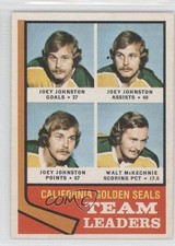 1974-75 O-Pee-Chee Joey Johnston Walt McKechnie #56 0a1