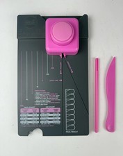 We R Memory Keepers Flower Paper Punch Board Score Tool  Holder Fun Crafts Art