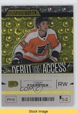 2023 Credentials Debut Ticket Access Yellow Tyson Foerster #192 Rookie RC READ