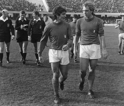 Vintage Photograph from Footballers Collection, Paolo Rossi and Roberto Bettega