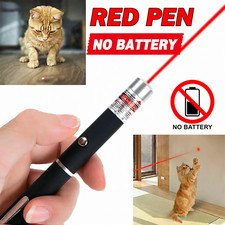 Mini Portable LED Red Green Laser Pointer Pen Cat Interactive Pet Play Toy Light