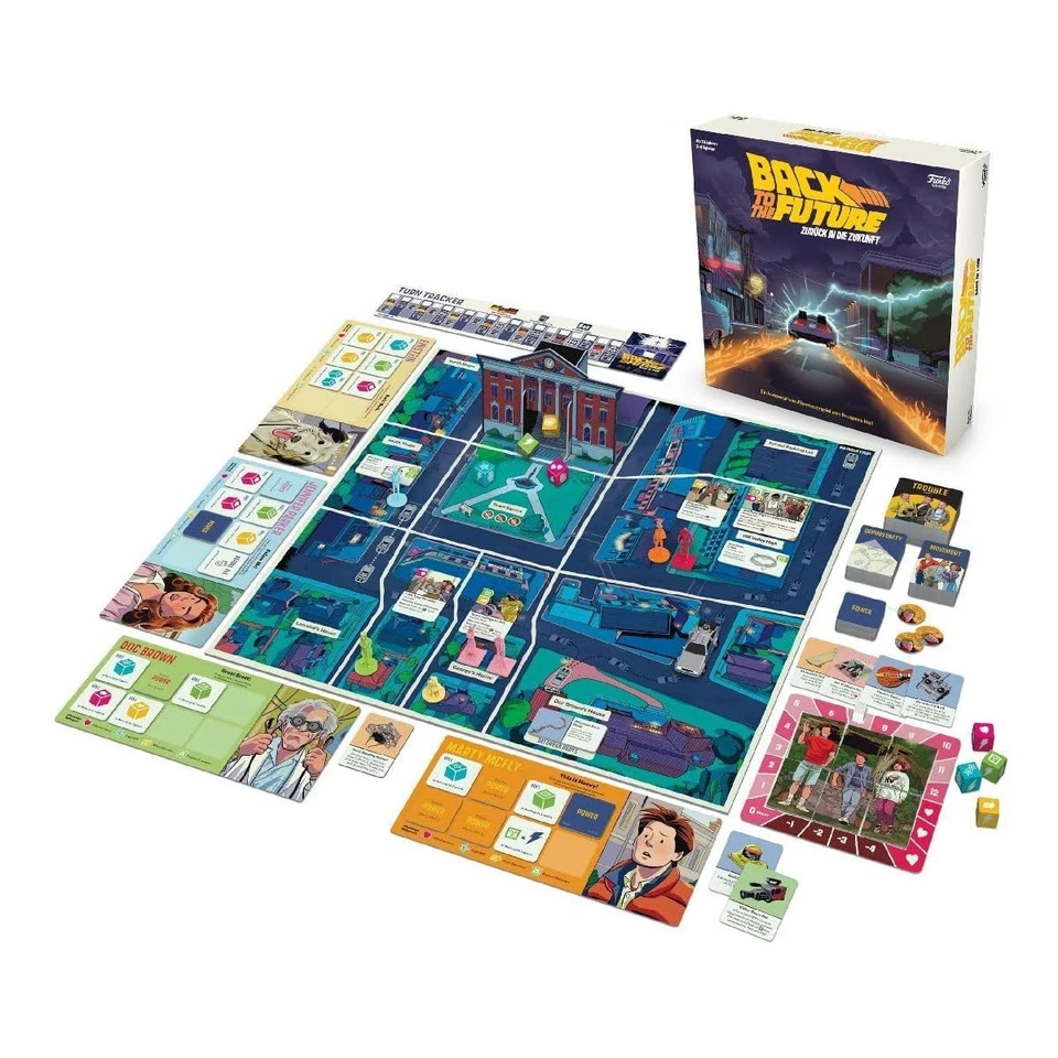 Funko Back To The Future Juego de Mesa Kooperativ 2 – 4 Jugadores Desde 10 Años - Imagen 2 de 3