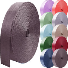 Nylon Webbing 1 inch 1.5 inch 2 inch Nylon Strap Backpack Straps Belt, 10 25 50