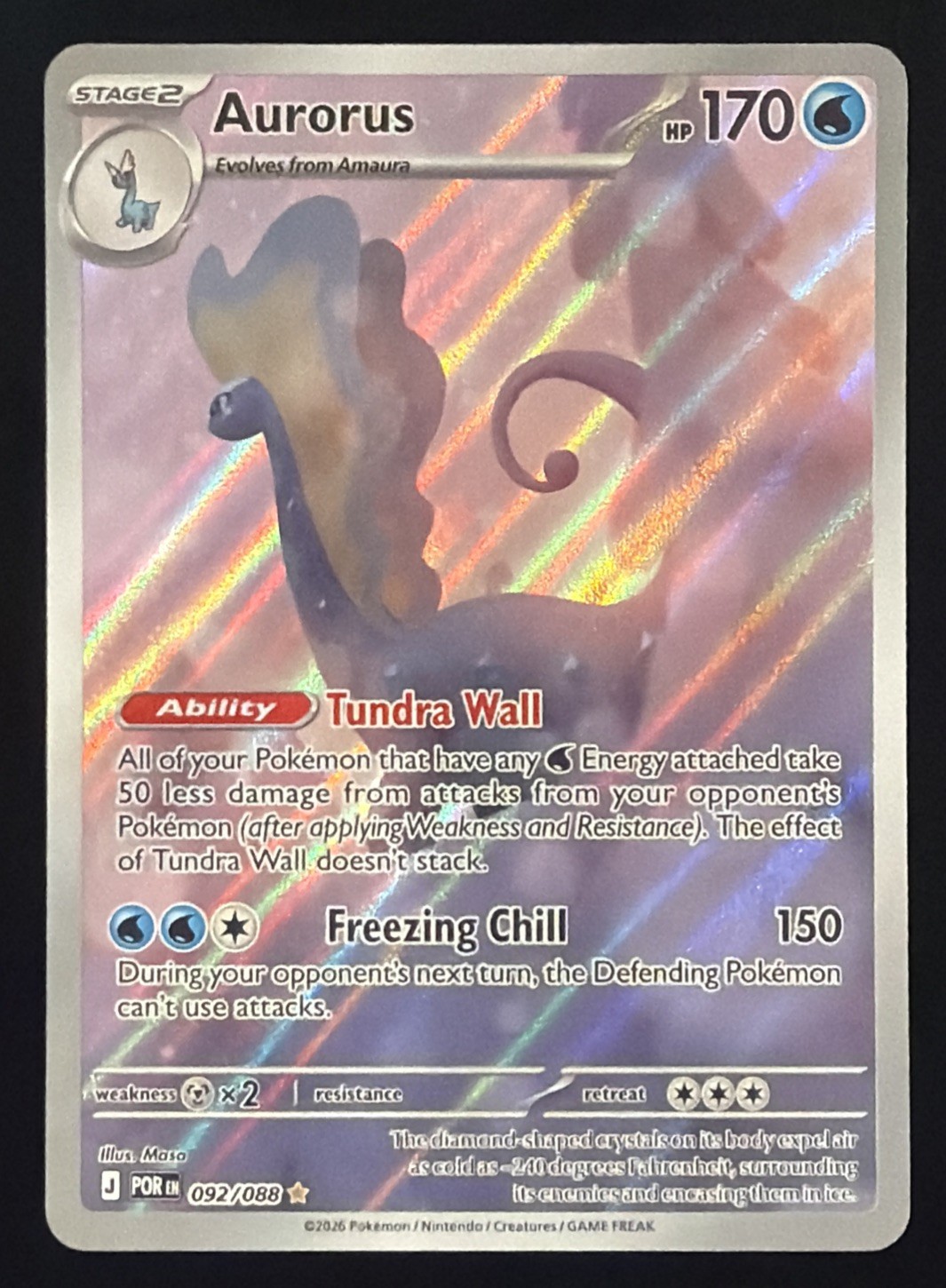 Pokemon TCG - Aurorus 092/088 - Perfect Order Holo