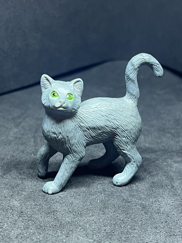 Breyer Reeves Gray Cat Green Eyes Figurine Companion Animal 1999 Vintage A3