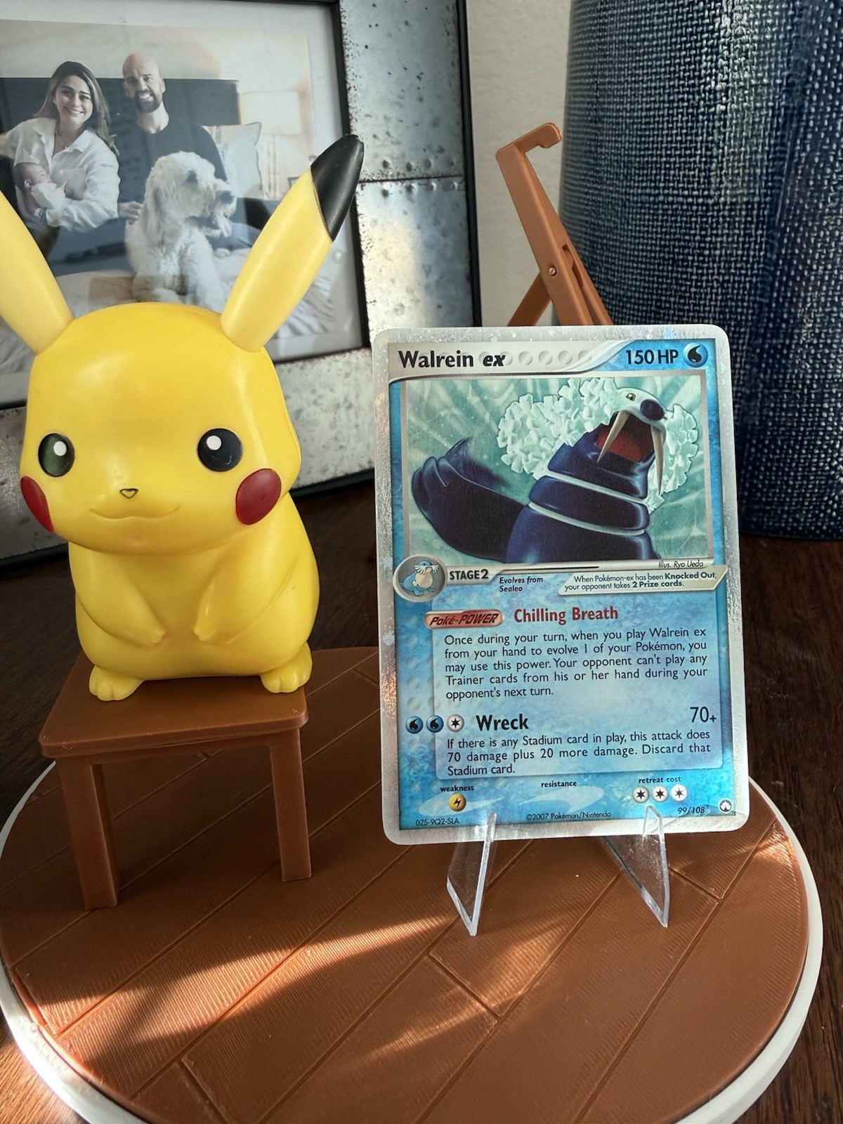 Pokemon TCG Walrein EX 99/108 Holo Rare Card Power Keepers NM