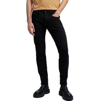 Herren Replay Anbass Power Stretch Schwarz Slim Denim Jeans M914 80693C1 098