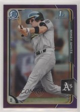 2015 Bowman Draft Chrome Purple Refractor 205/250 Mikey White #119 0q3