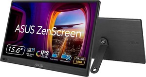 ASUS ZenScreen 16” portatif USB Moniteur (MB169CK) - Complet HD, IPS, Double USB-C,
