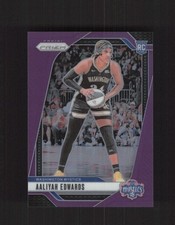 2024 Panini Prizm WNBA #70 Aaliyah Edwards Purple Prizms #/149