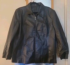 Ladies Vintage  JACQUELINE FERRAR Leather Jacket, Sz XL