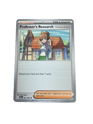 Professor's Research - 085/086 - Black Bolt - NM/M - Pokemon TCG - English