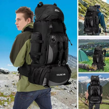 90L Hiking Camping Backpack Large Capacity Outdoor Travel Trekking Rucksack Bag