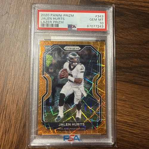 2020 Panini Prizm - Rookie Jalen Hurts #343 Lazer Prizm (RC)