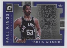 2017-18 Panini Donruss Optic Hall Kings Purple Prizm Artis Gilmore #27 HOF 0b3