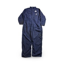 Men’s Carhartt FR Dark Blue Cotton Overalls – UK XL