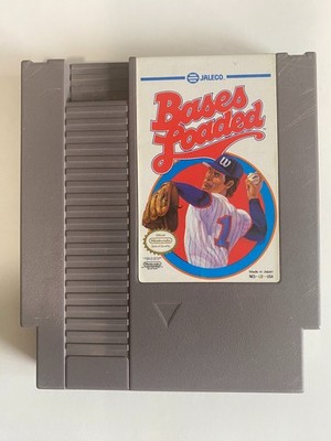Bases Loaded NES Nintendo Entertainment System Video Game Baseball Tested
