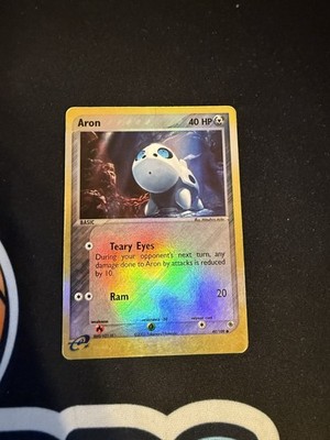 Pokemon TCG - Aron - Reverse Holo 49/109 - EX Ruby and Saphire