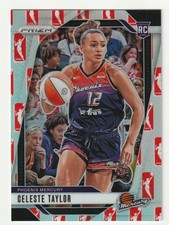 CELESTE TAYLOR 2024 PRIZM WNBA #48 / RC ROOKIE WNBA LOGO PRIZM / PHOENIX MERCURY