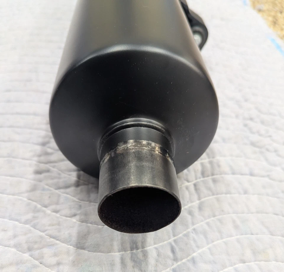 Novo conjunto preto emblema silenciador motocicleta indiana fabricante de equipamento original decolagem - 1263858-922 - Imagem 4 de 4