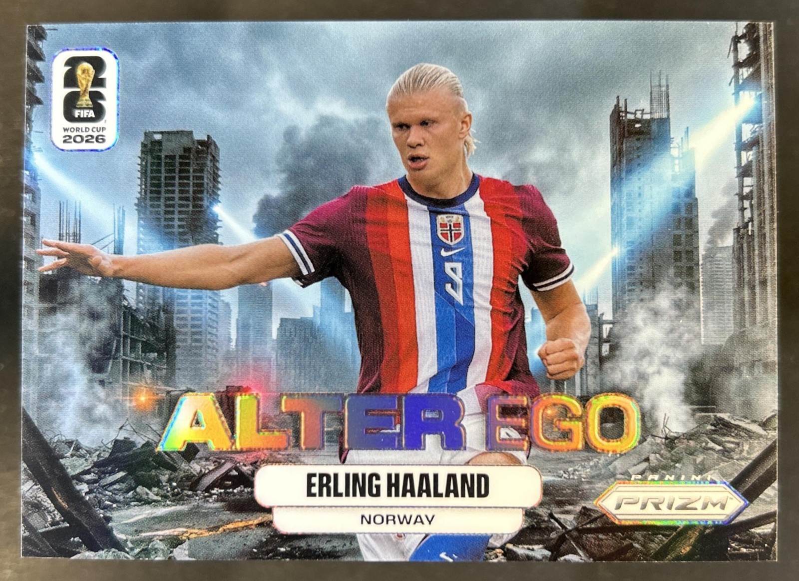 2026 Panini Prizm World Cup Erling Haaland Alter Ego SSP #4 Norway