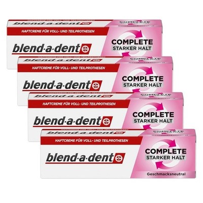 blend-a-dent 4 x 47g Super Haftcreme Extra Stark Neutral