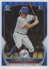 2023 Bowman Chrome Prospects Blue RayWave Refractor /150 Logan Wagner 4k8