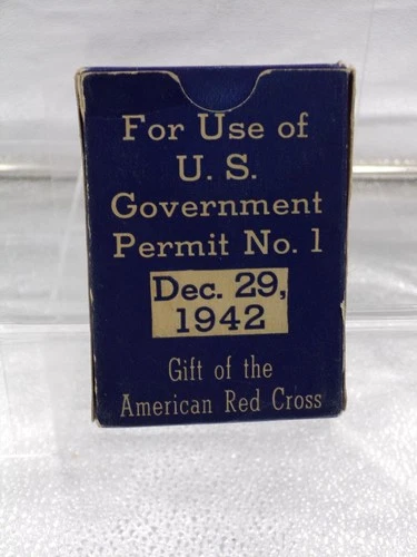 WW2 Aviator Playing Cards - Red Cross Issue December 29, 1942               1R15