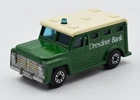 Matchbox Superfast 69 Armored Car Dresdner Bank green german Lesney England