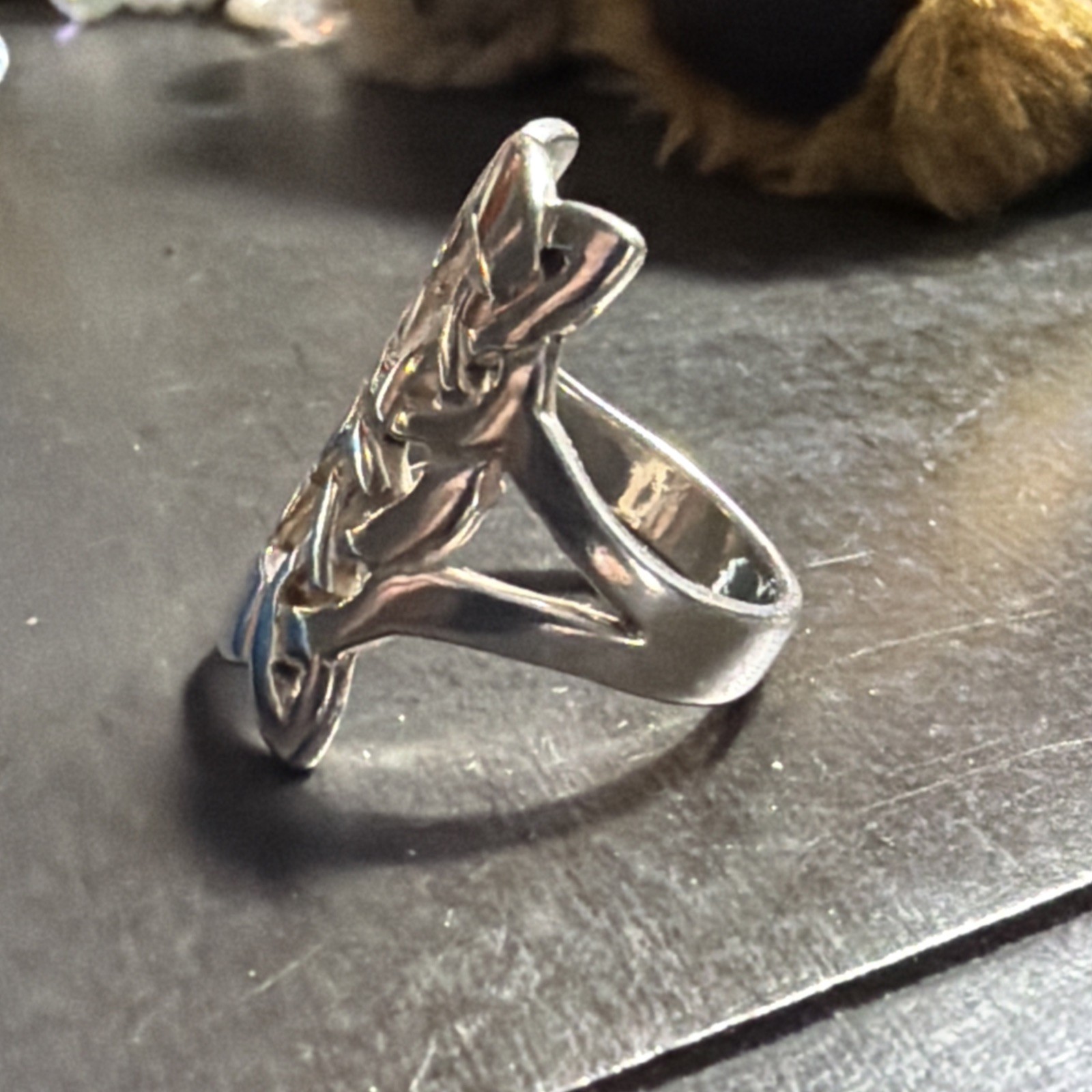 Sterling Silver Celtic Infinity Knot Ring - image 2