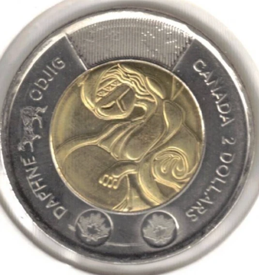 Uncirculated Uncertified Ungraded Canadian Two Dollar Coins