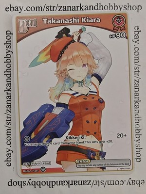 Hololive Takanashi Kiara C hBP01-062 ENGLISH NM