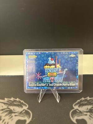 Topps Chrome 2025 SpongeBob Schwammkopf Goofy Goobers Ice Cream Party Boot 95/99