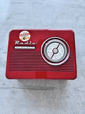 LEER!! Keksdose Vintage Radio Keksdose wiederverwendbar Deko. Sammlerstück.  Rot