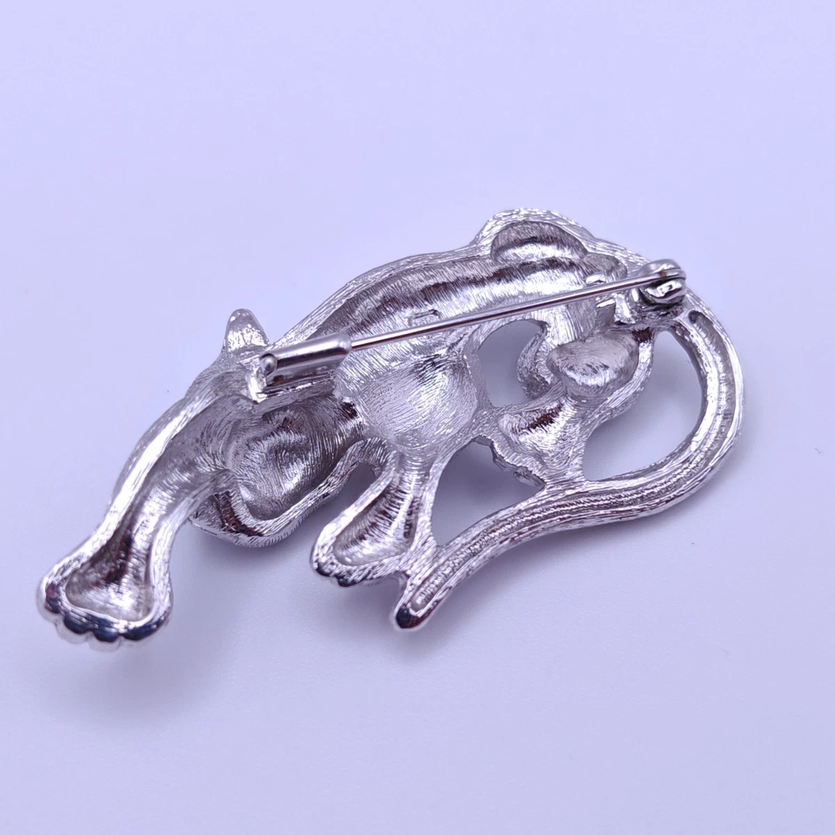 ⭐ Pierre Lang Brosche Anstecknadel Stecker Pin Anhänger Perle Stein Silber 015 ⭐