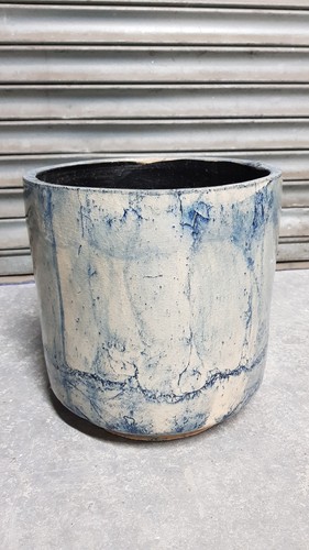 Patch Fractured Designer Style Ceramic Pot Large 32 x 32cm £75RRP - Afbeelding 4 van 8