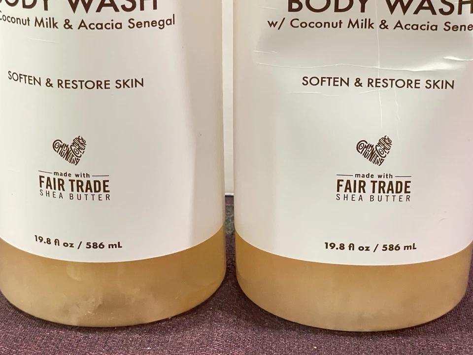 2 Jabón Corporal Hidratación Diaria Aceite de Coco 100% Virgen Hidratación Karité Tamaño GRANDE 19,8 OZ Foto 2 de 4