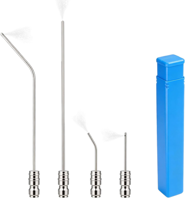 #ad High Pressure Washer Nozzle Kit for Washing Stainless Steel Flush Wand Extensio $25.37