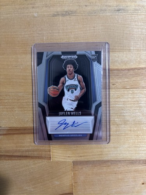 #ad 2024 25 Prizm Black Jaylen Wells Rookie RC Rookie Auto #RS WEL Grizzlies $9.99