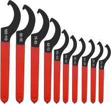 10Pcs Coilover Spanner Wrench Set, for Suspension System and Shock Adjustment