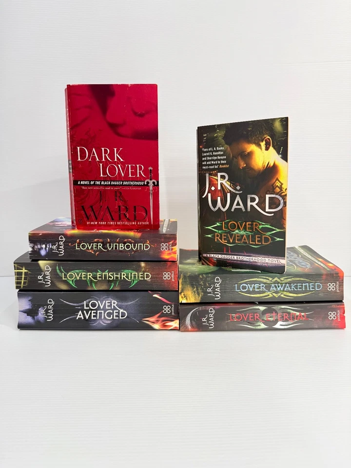 Juego de 7 libros J.R. Ward Black Dagger Brotherhood romance serie vampiro paranormal Foto 2 de 4