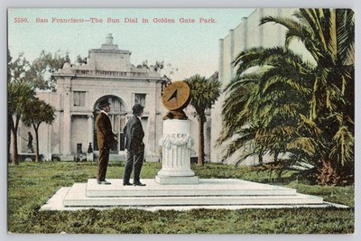 Postcard - San Francisco - Sun Dial in Golden Gate Park