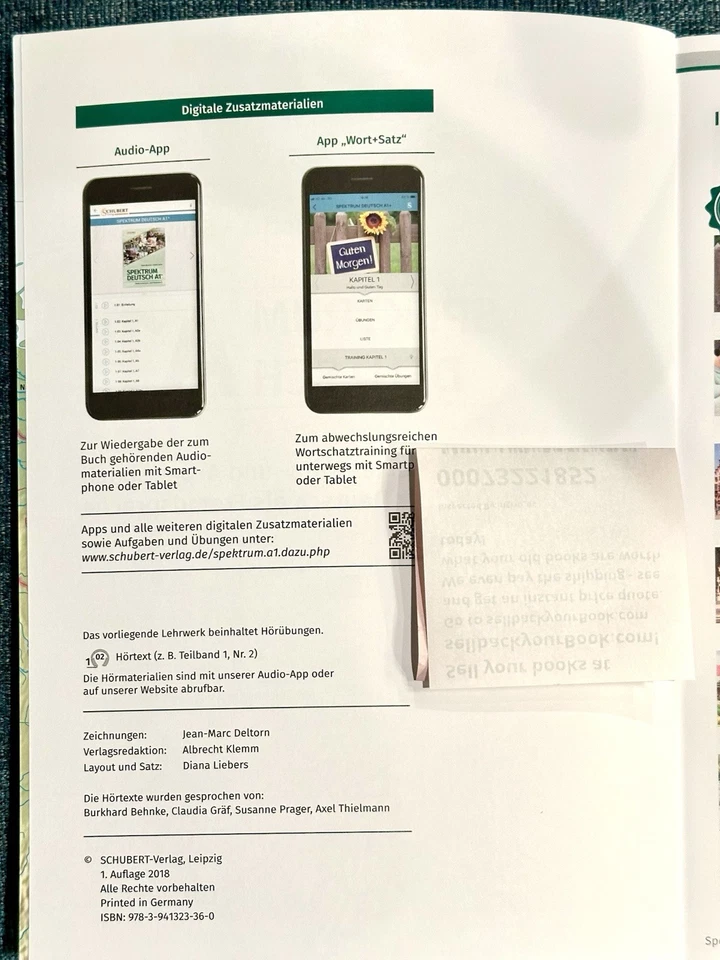 SPEKTRUM DEUTSCH A1+ Integriertes Kurs und Arbeitsbuch by Buscha & Szita - Image 2 of 4